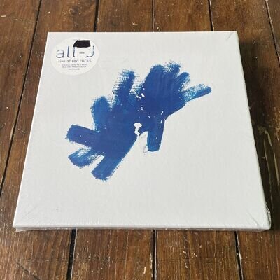 Alt-J - Live At Red Rocks Vinyl Record SEALED BOXSET Blue, 2xLP, CD/DVD 2016