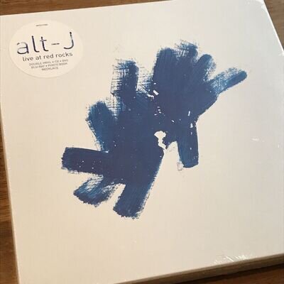 Alt J - Live At Red Rocks - Double Vinyl LP Box Set CD DVD Photo Book Necklace