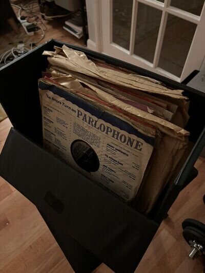 Antique vinyl records