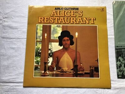 Arlo Guthrie Alice's Restaurant UK LP Vinyl Album 1969 RSLP6267 Reprise