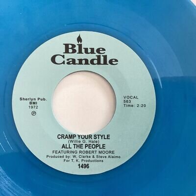 CRAMP YOUR STYLE - ALL THE PEOPLE (BLUE CANDLE) BLUE VINYL