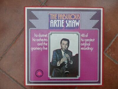 Artie Shaw Box Set 4 Jazz Vinyl LPs