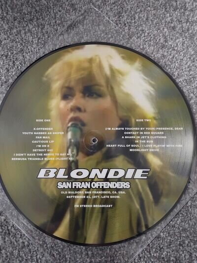 Blondie San Fran Offenders Picture Disc 12" Record Vinyl Album