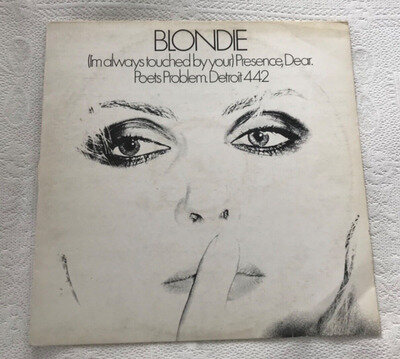 BLONDIE (I'm Always Touched By Your) Presence Dear UK 12" Chrysalis Records 1978