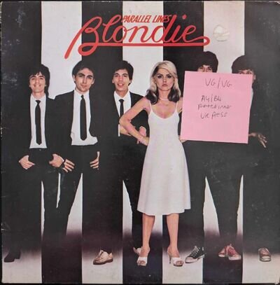 Blondie Parallel Lines Vinyl Record VG/VG CDL1192 1978