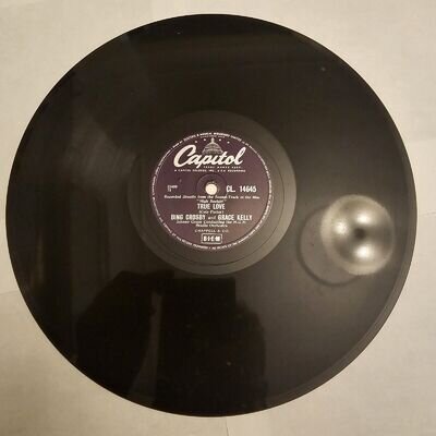 Bing Crosby 78 RPM Record - True Love - Capitol 1956