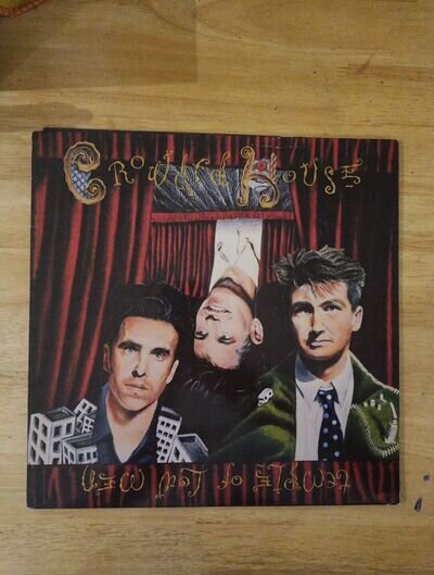 CROWDED HOUSE - Temple Of Low Men. UK Capitol LP. 1988 Sample Copy.