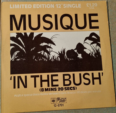 Musique In the Bush Limited Edition UK 12" Prelude CBS Records 1978