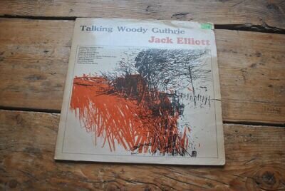 Lp Vinyl Record Talking Woody Guthrie Jack Elliott