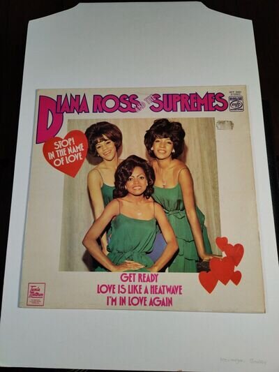 Diana ross & the supremes stop! In the name of love vinyl record lp record