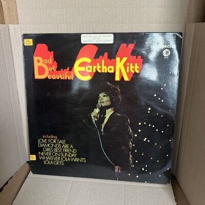 EARTHA KITT bad but beautiful 2354 037 uk mgm 1972 reissue LP PS BX13