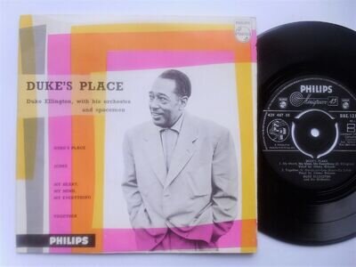 Duke Ellington Duke's Place EP Philips BBE12199 EX/EX 1950s picture sleeve has h