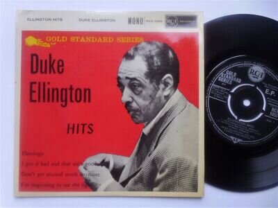 Duke Ellington Ellington Hits EP RCA RCX1055 EX/VG 1959 picture sleeve has handw