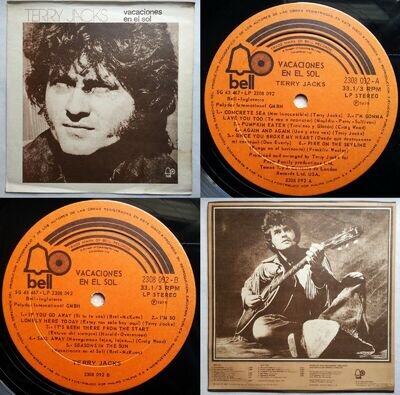 TERRY JACKS SEASONS IN THE SUN INCL "IF YOU GO AWAY" 1975 UNIQ CVR CHILEAN ONLY!