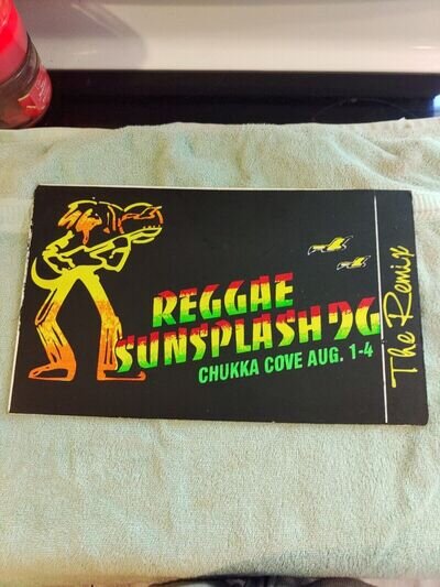 Reggae Sun Splash 1996 Poster