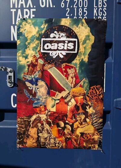 Vintage Oasis Dig Out Your Soul Authentic Licenced 2008 Poster Pyramid Music Art