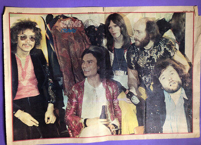 The Strawbs Poster 1973 Sounds Magazine Centrefold Poster Pullout