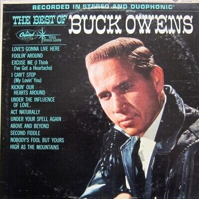 BUCK OWENS - THE BEST OF BUCK OWENS (VINYL LP 1964 ST2105) GOOD CONDITION