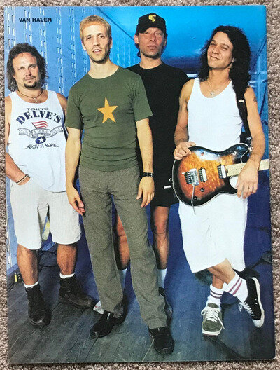 VAN HALEN - Full page USA magazine poster