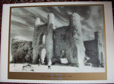 U2 THE UNFORGETTABLE FIRE LITHOGRAPH ART POSTER PRINT LITHO. ANTON CORBIJN FAB!