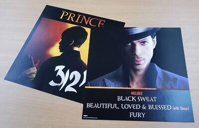 PRINCE DISPLAY Poster Original 2006 USA Promo Only 2-sided 'In-Store' Disp Card