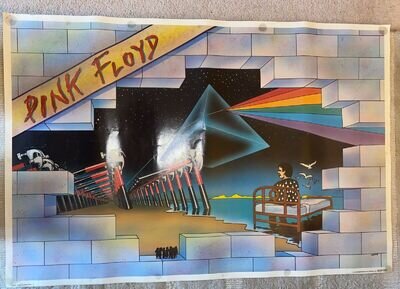 Pink Floyd The Wall Movie 2 Poster Lithograph Original BIGFOOT Canadian Print