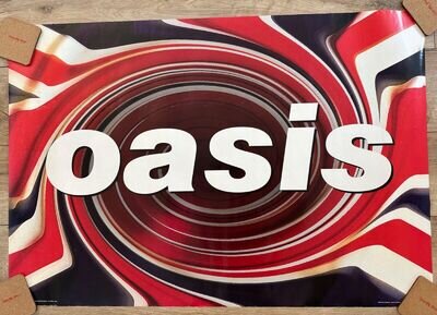 Oasis vintage swirl poster RARE