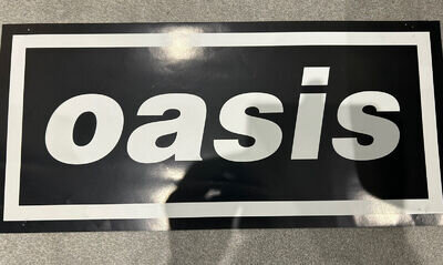 Oasis original poster shop display name sign 90’s Retro Rare