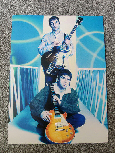 Oasis / Noel Gallagher - Double-Sided Poster/Picture - Bonehead, Guigsy - RARE