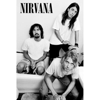 Nirvana Bathroom Poster