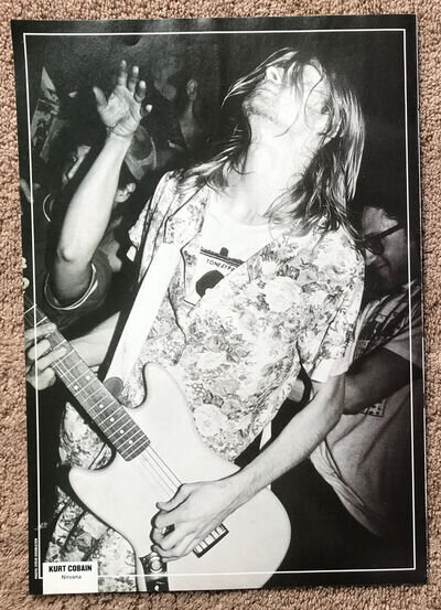 KURT COBAIN / NIRVANA - 2000 full page UK magazine poster