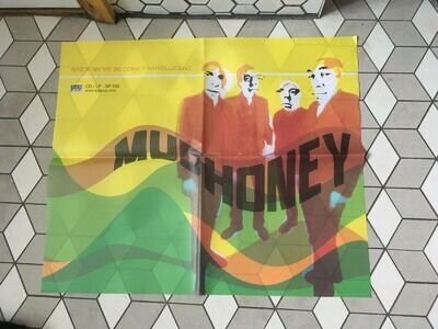 MUDHONEY SINCE WE'VE BECOME TRANSLUCENT OG SUB POP PROMO POSTER 20X24 NIRVANA