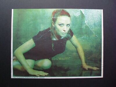 Rare 1997 - KYLIE MINOGUE - Photo Music Press / Mini Poster - 10.7 " x 8.1 "