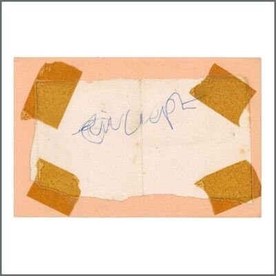 Eric Clapton 1970s Manchester Autograph (UK)