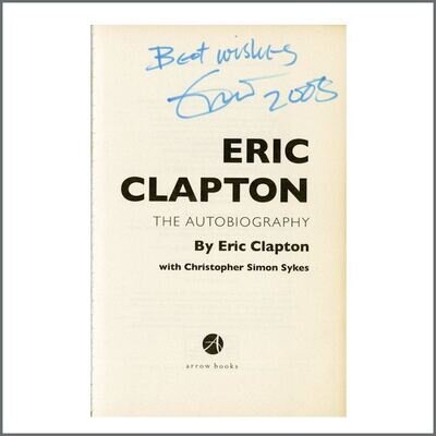 Eric Clapton Signed Autobiography (UK)