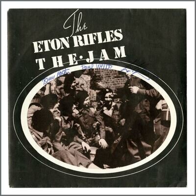 The Jam Eton Rifles Signed 7 Inch Single (UK)