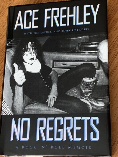 KISS ACE FREHLEY NO REGRETS SIGNED AUTOGRAPHED USA HARDCOVER BOOK 2011