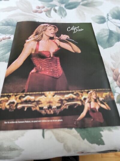 CELINE DION POSTER COLOR 8 BY 10 inches 2006 NO 2