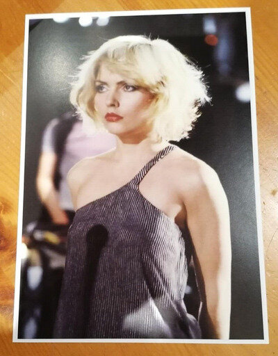 BLONDIE DEBBIE HARRY A4 REPRO POSTER PRINT PUNK ROCK POSTER ATOMIC 300 GSM CARD