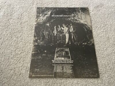 AEROSMITH 1979 “NIGHT IN THE RUTS” LP ORIGINAL PRINT PROMO POSTER TYPE AD