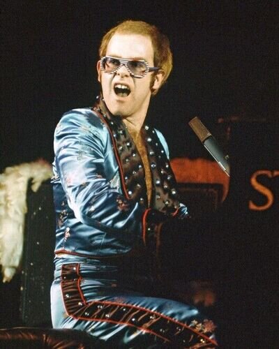 Rock Singer ELTON JOHN Glossy 8x10 Photo Music Artist Print Poster