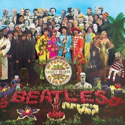 The Beatles...Sgt Pepper.. Retro Album Cover Poster Various Sizes