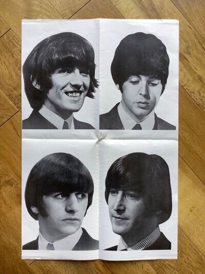 Original Beatles U.K. Poster 1965