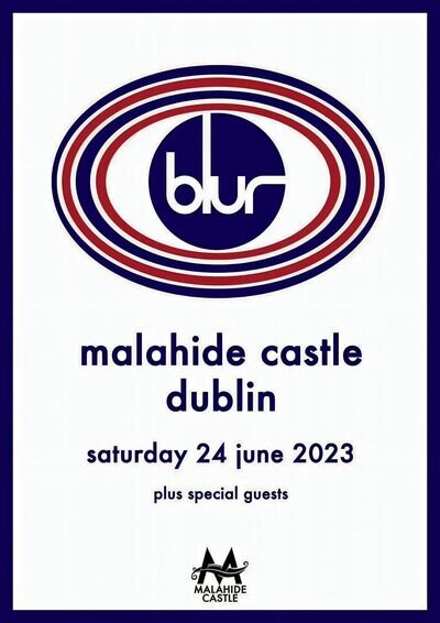 Blur Dublin 2023 A4 Print Poster Album Wall Art Decor.