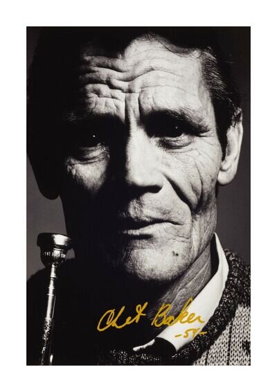 Chet Baker 1 A4 reproduction autograph photograph poster with choice of frame