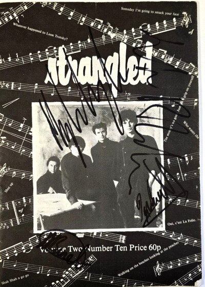 Stranglers Strangled Fanzine Hand Signed by the Band volume two number Ten