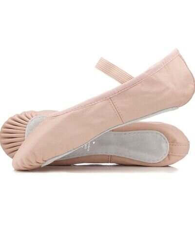 Pink Ballet Shoes Child and Adult Sizes. Full leather Sole shoe Dance Ballet