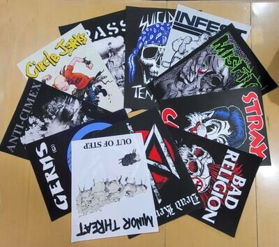 PUNK BACKPATCH Fabric patches metal rock crust gothic CUSTOMIZED JACKET badge