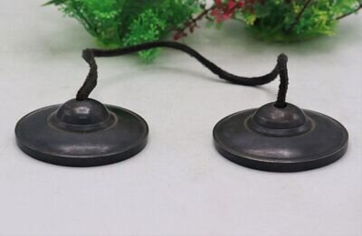 🔔 Tibetan 8cm Set of 2 Handmade 7 Metals made Tingsha 🔔