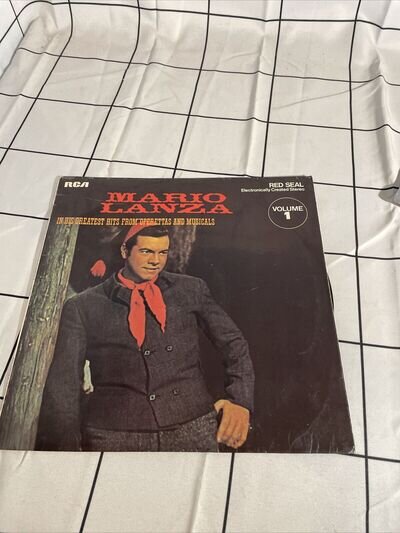 Mario Lanza ‎– In His Greatest Hits From Operettas And Musicals Volume 1 LP